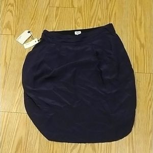 Wilfred Silk Slip-Skirt in Color Abyss NWT with Pockets